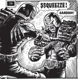 Dicing with Death – 2000AD’s Diceman 2 Dicing with Death – 2000AD’s Diceman JUDGE DRED GETTING PUNCHED