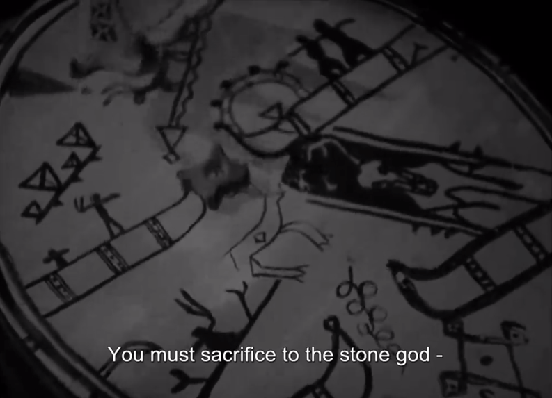 The White Reindeer: A Haunting Fairytale Experience 11 The White Reindeer: A Haunting Fairytale Experience A black and white image of a circle with drawings