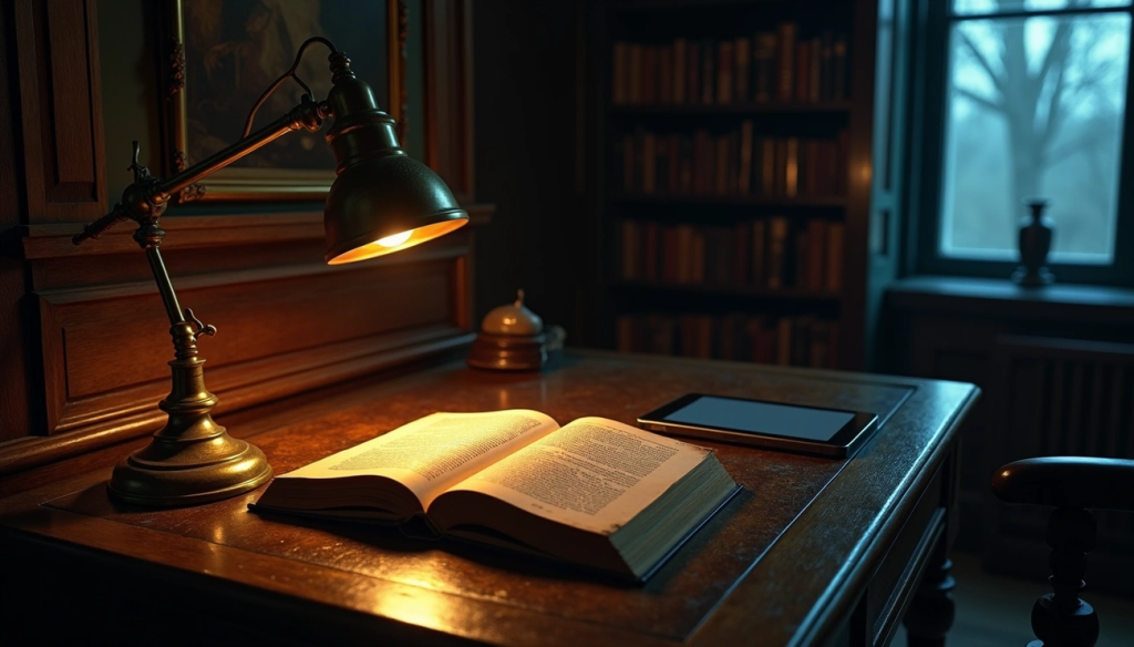 The Dark Truth About Horror in Literature: From Gothic Castles to Modern Nightmares 2 The Dark Truth About Horror in Literature: From Gothic Castles to Modern Nightmares An open horror novel on a table inside an old library.