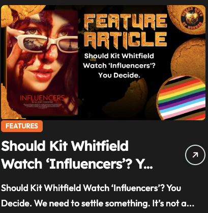 The Heart and Soul of Horror Review Websites. Influencers Movie Review: A Bad Horror Sequel That Forgets What Made the First Film Interesting Because you bastards made me watch it!