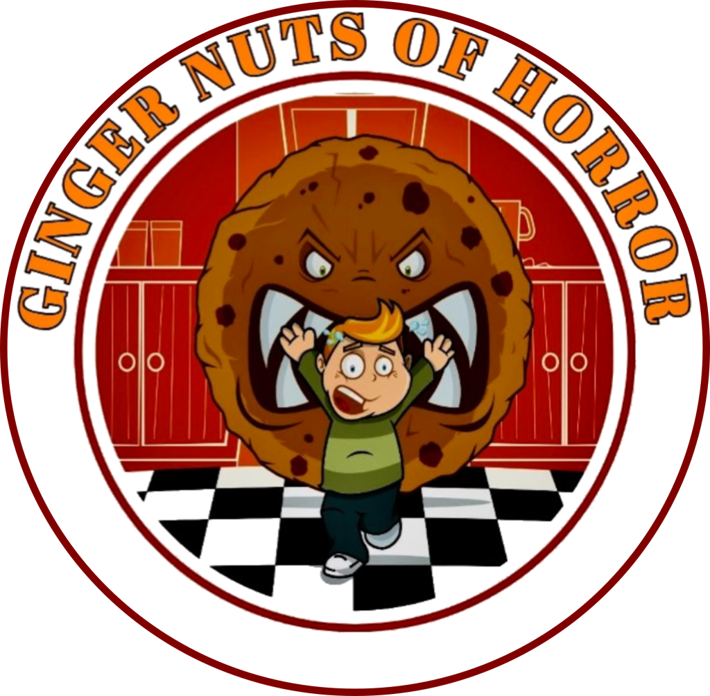 circle logo for Ginger Nuts of Horror the best horror review website in the world 