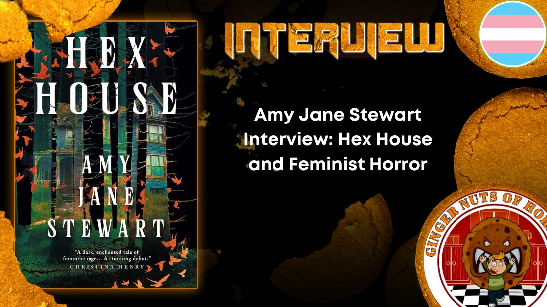 Amy Jane Stewart talks Hex House, feminist horror fairy tales, and Scottish Borders terror. The debut novel arrives April 28, 2026. Read the interview.