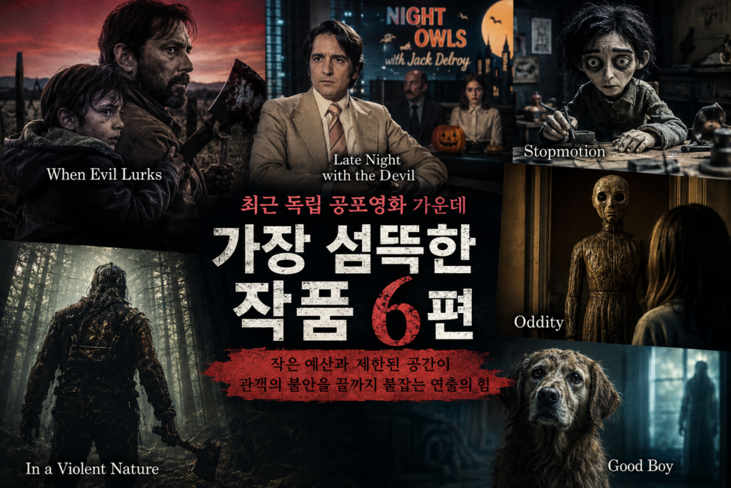최근 독립 공포영화 가운데 가장 섬뜩한 작품 6편: 작은 예산과 제한된 공간이 관객의 불안을 끝까지 붙잡는 연출의 힘 3 최근 독립 공포영화 가운데 가장 섬뜩한 작품 6편: 작은 예산과 제한된 공간이 관객의 불안을 끝까지 붙잡는 연출의 힘 최근 독립 공포영화 가운데 가장 섬뜩한 작품 6편: 작은 예산과 제한된 공간이 관객의 불안을 끝까지 붙잡는 연출의 힘