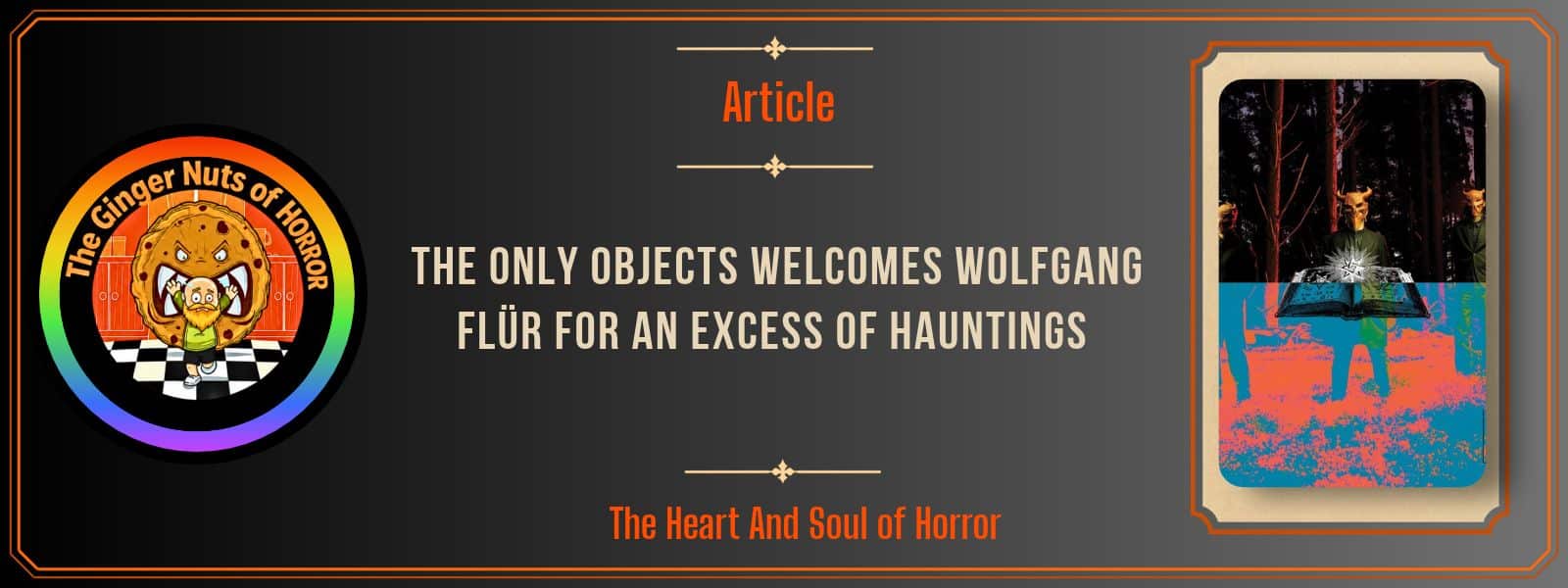 Article The Only Objects Welcomes Wolfgang Flür for an Excess of Hauntings