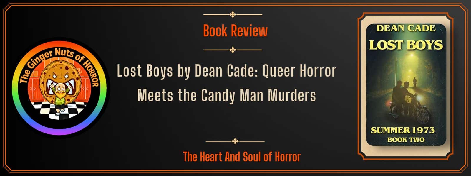 Book Review Lost Boys by Dean Cade- Queer Horror Meets the Candy Man Murders