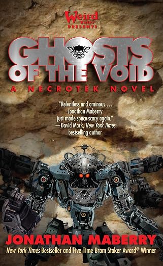 Cover of Ghosts of the Void review by Jonathan Maberry