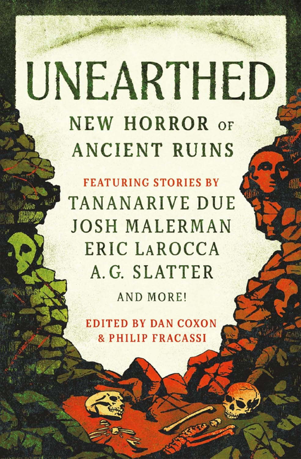 Cover of Unearthed review by Dan Coxon and Philip Fracassi