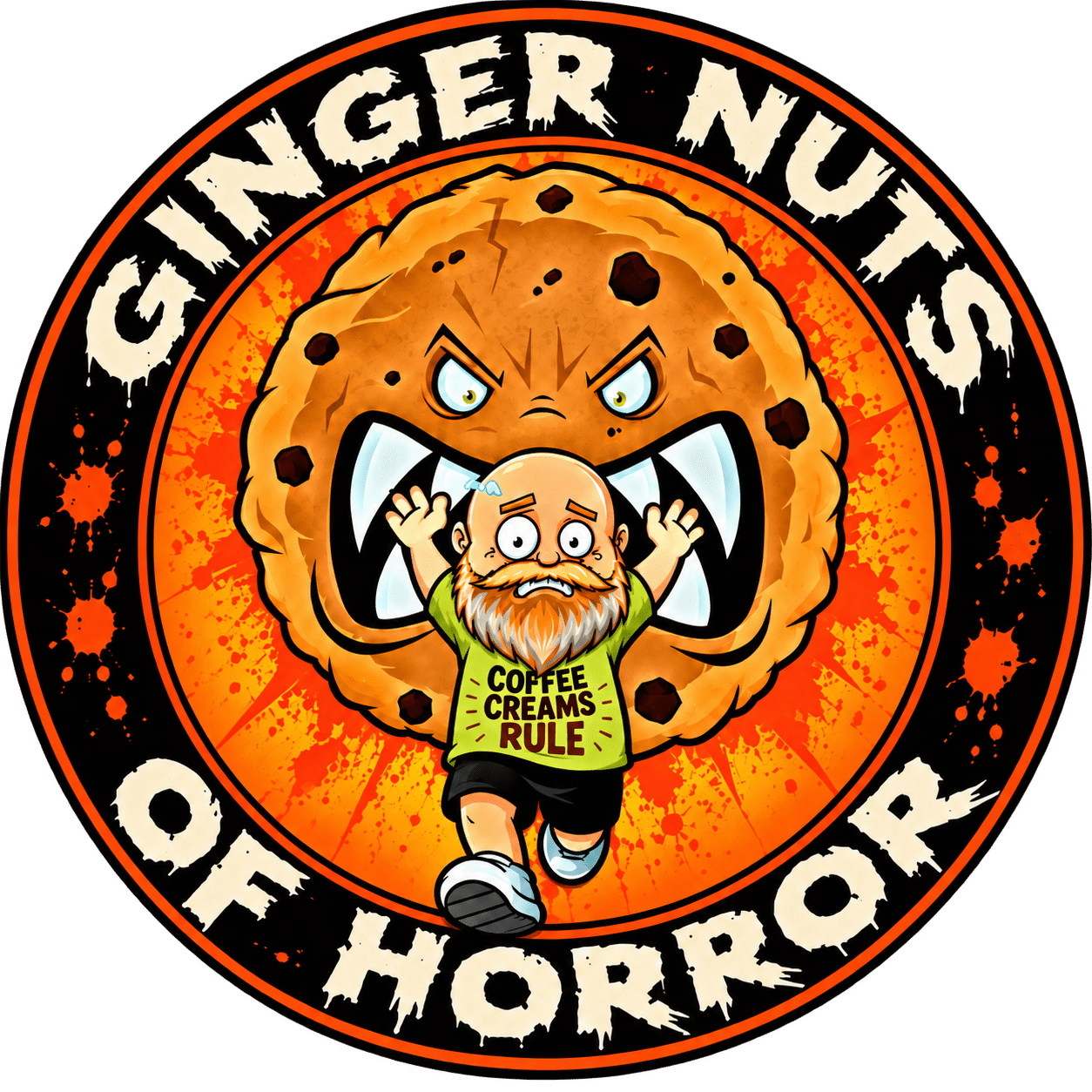 Ginger Nuts of Horror Round Logo