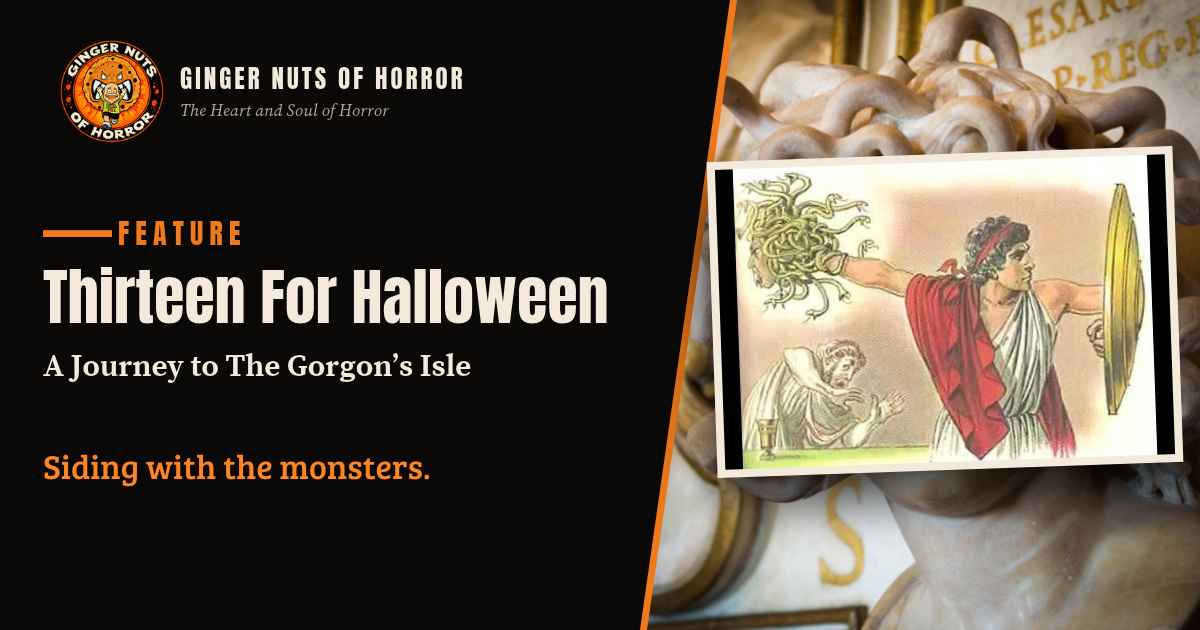 Ginger Nuts of Horror My Life in Horror banner for Thirteen for Halloween by George Daniel Lea