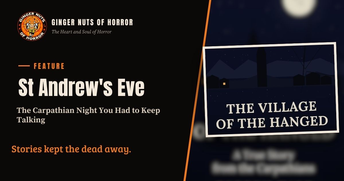 Ginger Nuts of Horror banner for The Night You Had to Keep Talking by Corben Vale