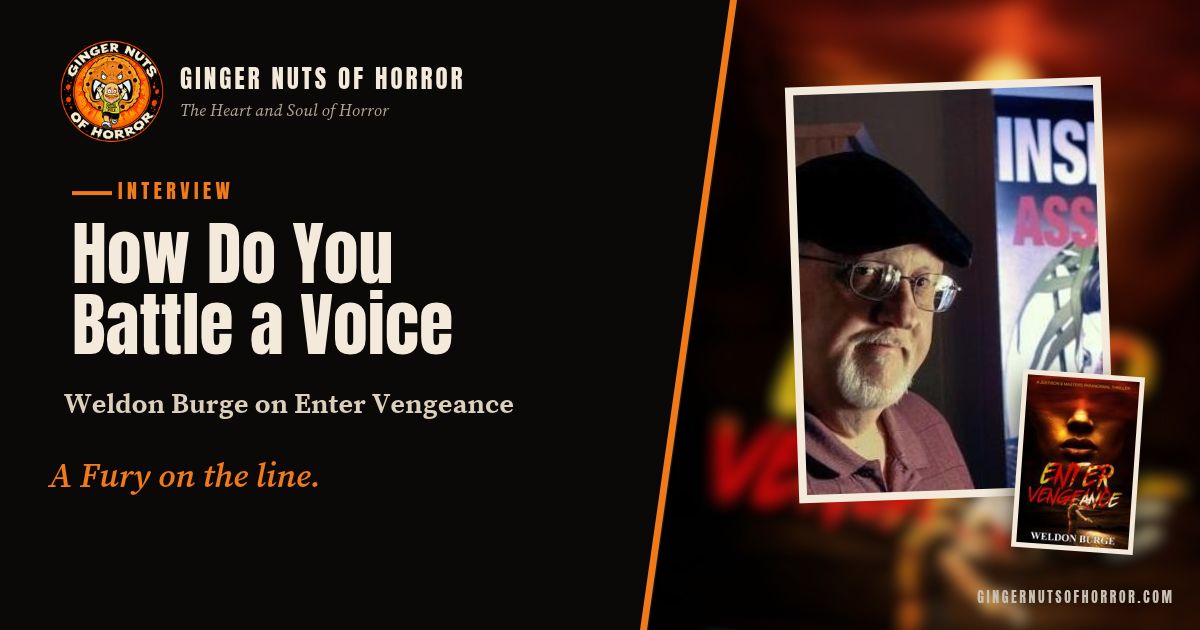 Ginger Nuts of Horror banner for Enter Vengeance interview